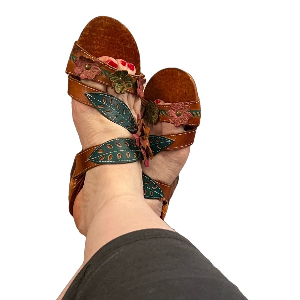 Spring Step L’Artiste Leather Sandals - Picture 8 of 8